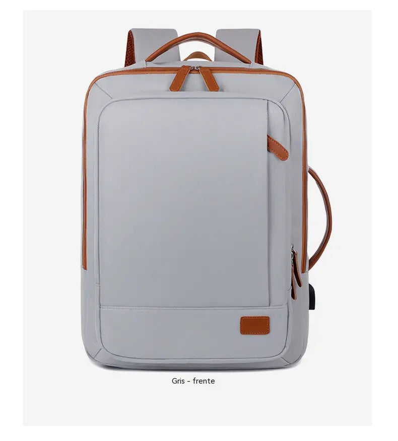 Mochila de viaje de gran capacidad con diseño de separación para ropa húmeda y seca, bolso informal