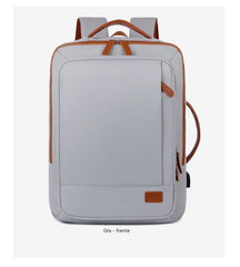 Mochila de viaje de gran capacidad con diseño de separación para ropa húmeda y seca, bolso informal