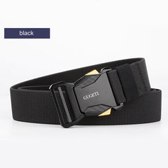 🔥50% de descuento【Largo 120cm】✅ Cinturón de hombre de alta elasticidad, adecuado para todas las ocasiones: viajes, negocios, ocio