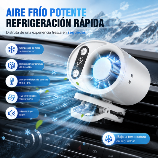 ✨Ventilador turbo portátil para refrigeración de coche