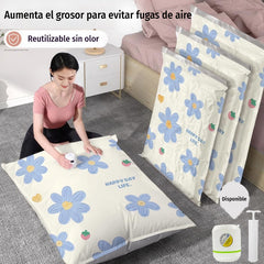 【Juego de 5 piezas】🧳✨ Bolsas compresibles al vacío – ahorra un 80% de espacio, sin bomba, ideal para viajes y hogar 🏠