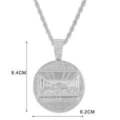 📢📢50% allahindlust!! ✨ Sädelev Kuuba keti ripats | Tõsta oma stiili koheselt uuele tasemele💎