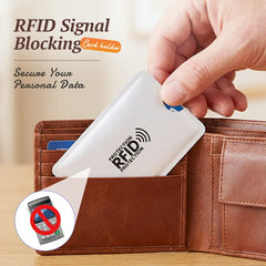 8 piezas 22€🔒 8 Fundas con Bloqueo RFID para Tarjetas – Protección para Tarjetas Bancarias e Identificación