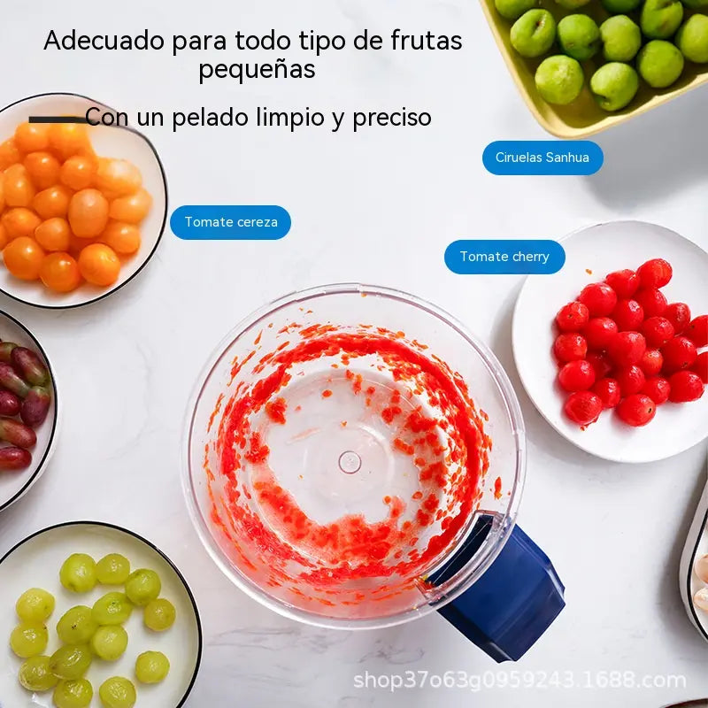🍇🍎Máquina peladora de frutas doméstica totalmente automática