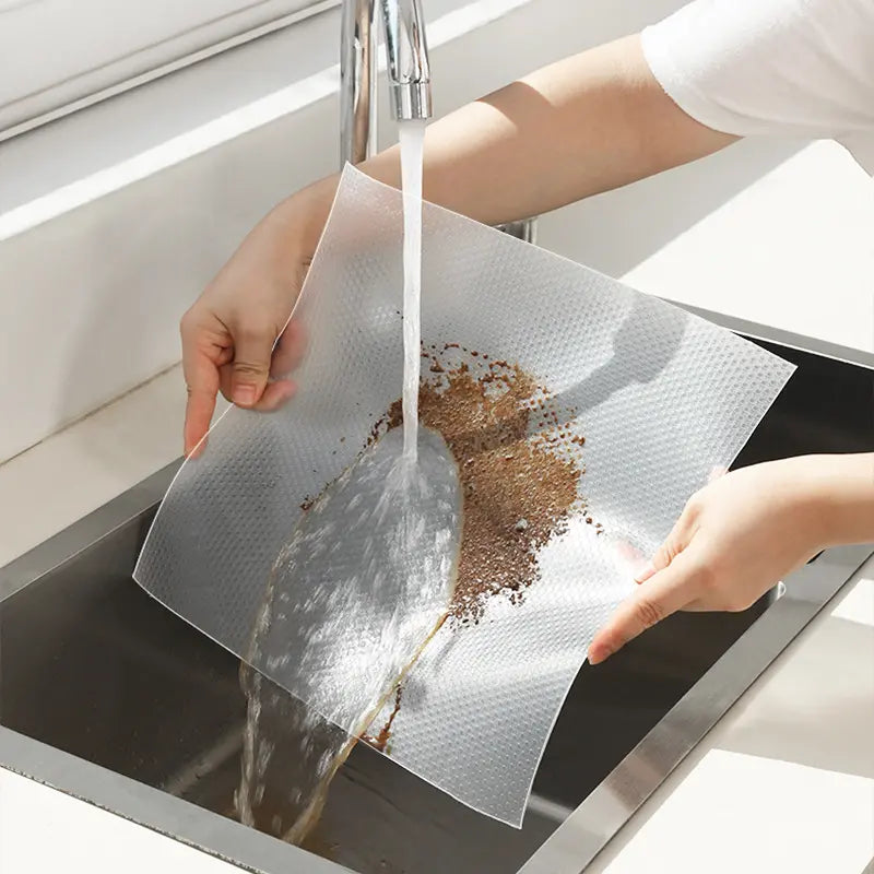 [45*300cm] 26 euros🧊🛡️ Protectores impermeables para estantes de refrigerador — Antideslizantes, fáciles de limpiar y aptos para contacto con alimentos — Mantén los estantes ordenados y frescos ✨