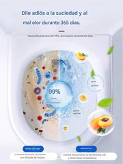 【3 cajas (48 comprimidos en total)】✨ Potente espuma limpiadora para inodoros: elimina rápida y eficazmente la suciedad, los olores y la cal, ¡dejando su inodoro fresco y limpio!