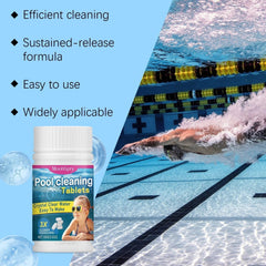 🏊‍♂️ Pastillas limpiadoras para piscinas para un agua cristalina: ¡Echa unas gotas, disuelve y sumérgete! 🌊✨