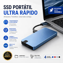 【8TB】⚡ Disco Duro USB 3.0 Multifuncional de Alta Velocidad | Transferencia Rápida, Gran Compatibilidad, Almacenamiento Sin Preocupaciones 💻📦