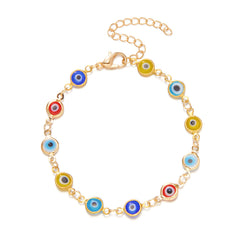 ✨【Compra uno y llévate otro gratis】💫👁️ Pulsera ajustable del ojo turco, que protege tu buena fortuna