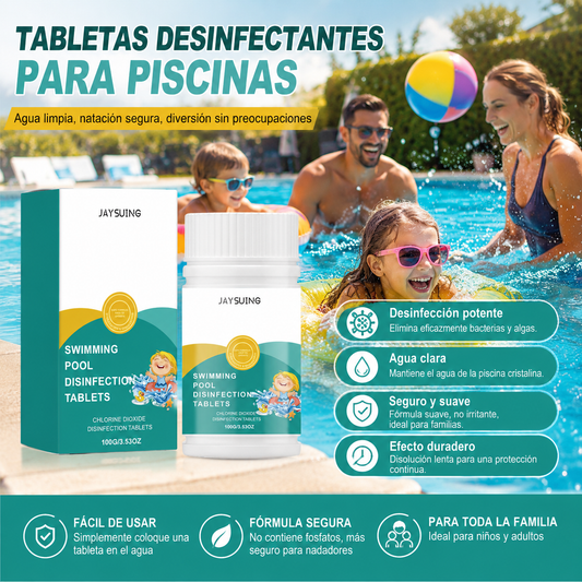 🔥Compre 1 y obtenga 1 gratis（2 botella）Pastillas efervescentes para la limpieza de piscinas