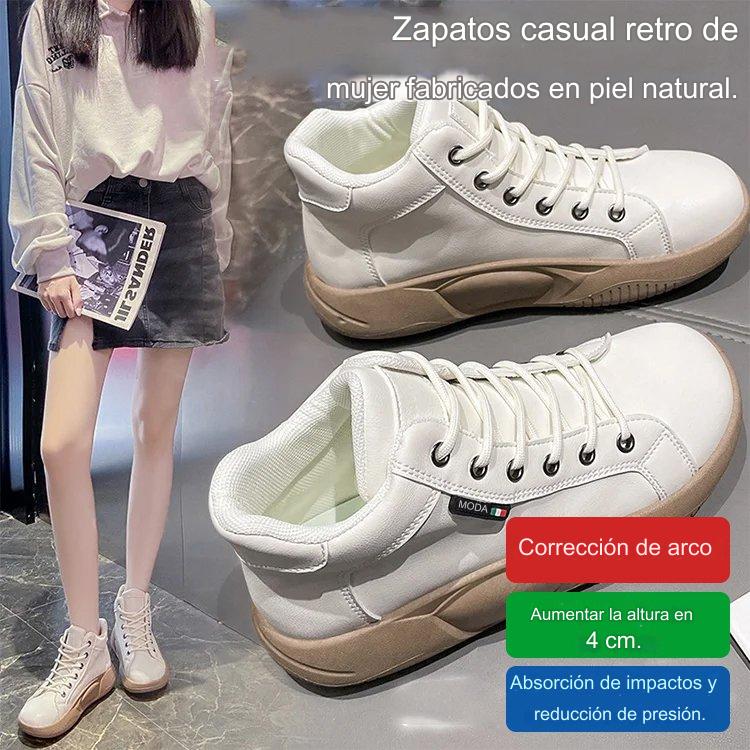 【Nuevas llegadas para otoño e invierno】Botas altas tipo Martin de cuero de alta calidad