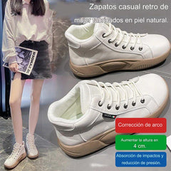【Nuevas llegadas para otoño e invierno】Botas altas tipo Martin de cuero de alta calidad