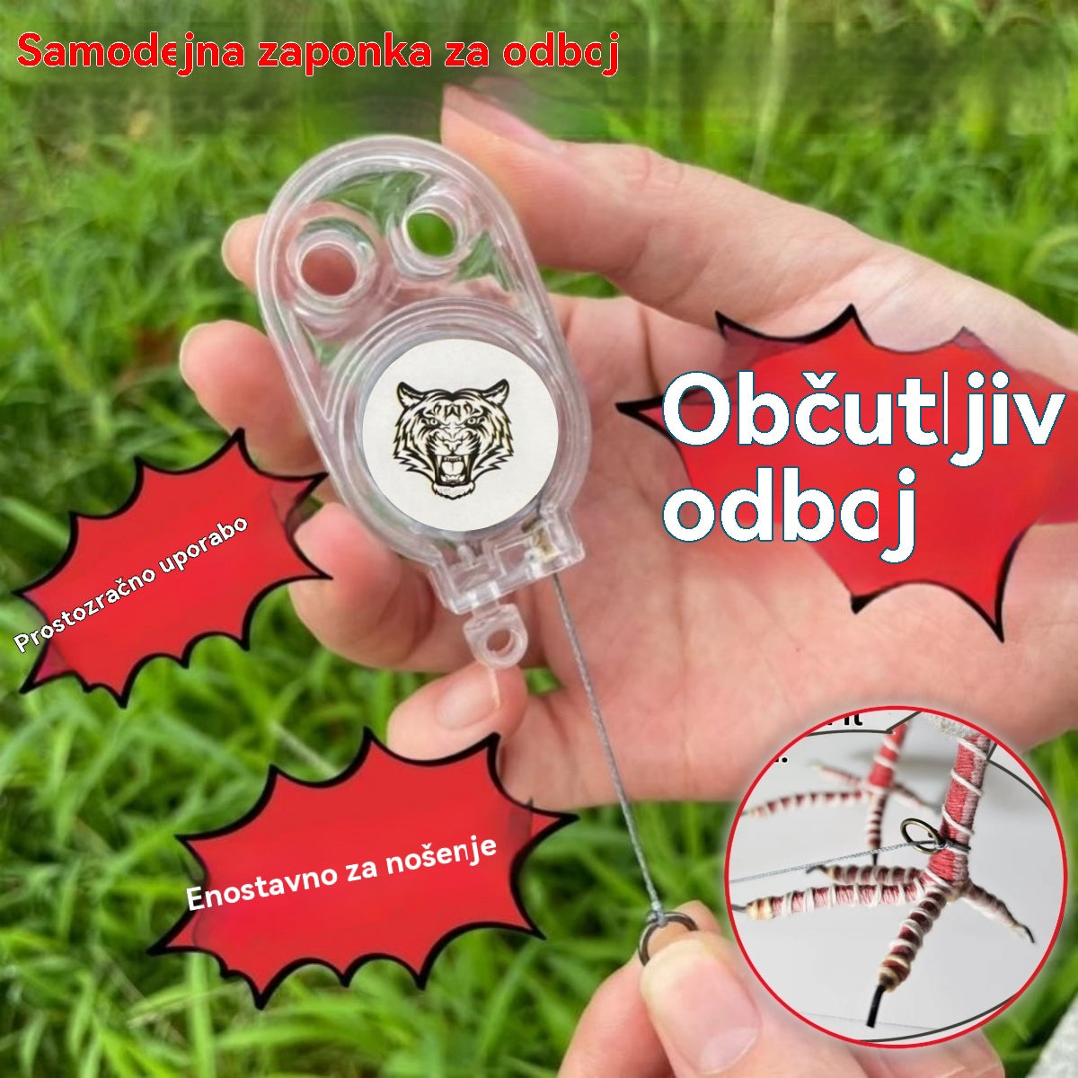 【Kupite 2, dobite 2 gratis】Zunanja vzmetna past, visoko občutljiva samozaklepna past