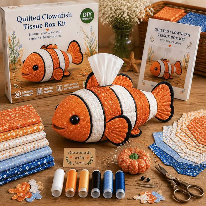 🐨🧒Kit de bricolaje para caja de pañuelos con temática de animales salvajes