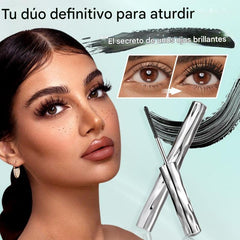 💥🔥【Compra 1 y llévate 1 gratis】—🤩Opción más popular🔥Oferta especial 2026🔥Set de máscara de pestañas súper alargadora y rizadora