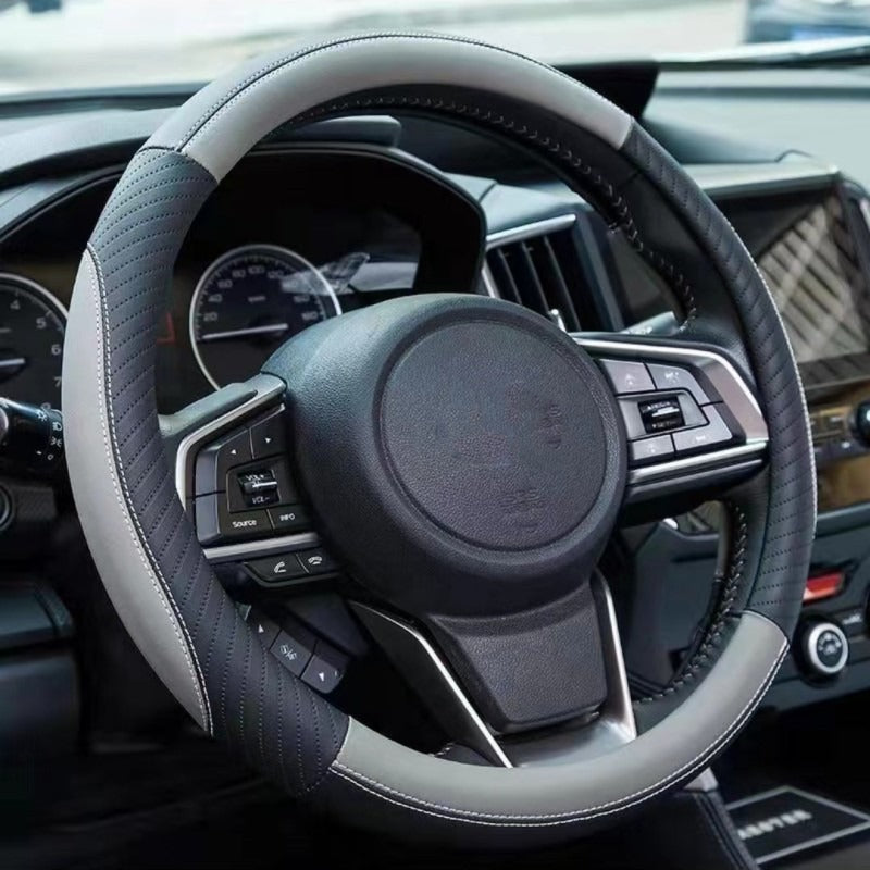 🔥 Poťah na volant z pravej kože – Univerzálny, protišmykový a odolný poťah na volant 🚘