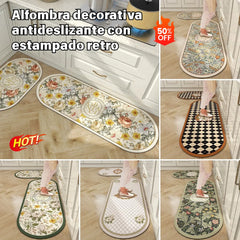 【45*75cm】💥Oferta por tiempo limitado💥Nueva alfombra de cocina de barro de diatomeas, absorbente de agua, antideslizante y resistente a la suciedad