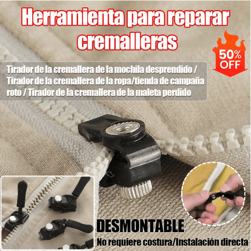 🔥（20 piezas）Herramienta universal de reparación de cremalleras
