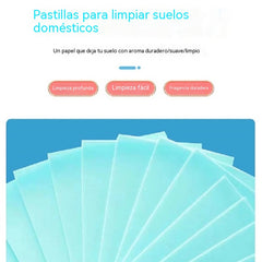 ✨【Compra 3 y llévate 3 gratis, 180 tabletas en total】Tabletas limpiadoras de pisos multiefecto, se disuelven rápidamente en agua, eliminan manchas y dan brillo a los pisos.