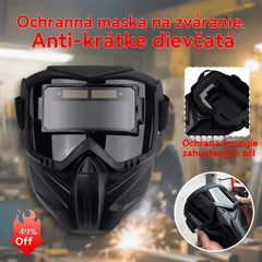 🔥⚡Automaticky zatemňovacia zváračská kukla pre bezpečnosť očí