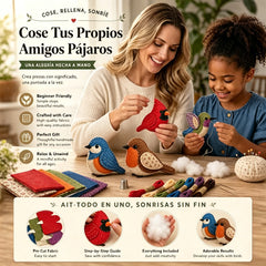 ✨50% de descuento🎨✂️ Set de arte DIY de tela – crea tus propios animales de tela, manualidades creativas hechas a man