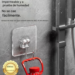 【Compra 10 y llévate 10 gratis】-- Sin taladro, sin dejar rastro, gancho resistente【Soporta hasta 50 kg】