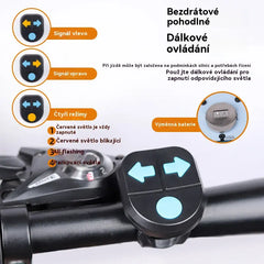 😀Új multifunkcionális vezeték nélküli kürt távirányítós irányjelzőkkel