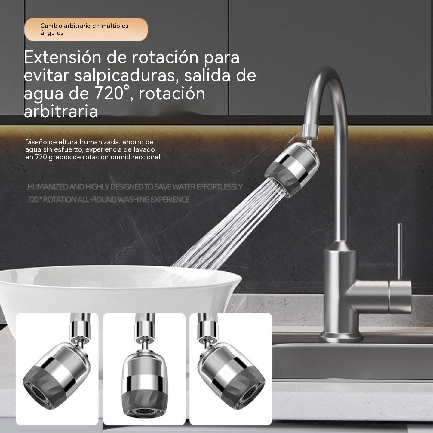 💦👍🏻Filtro purificador de agua para grifo de acero inoxidable 316