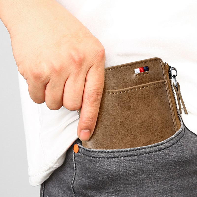 🔥Cartera antimagnética 2026 para hombre Cartera de cuero suave de gran capacidad