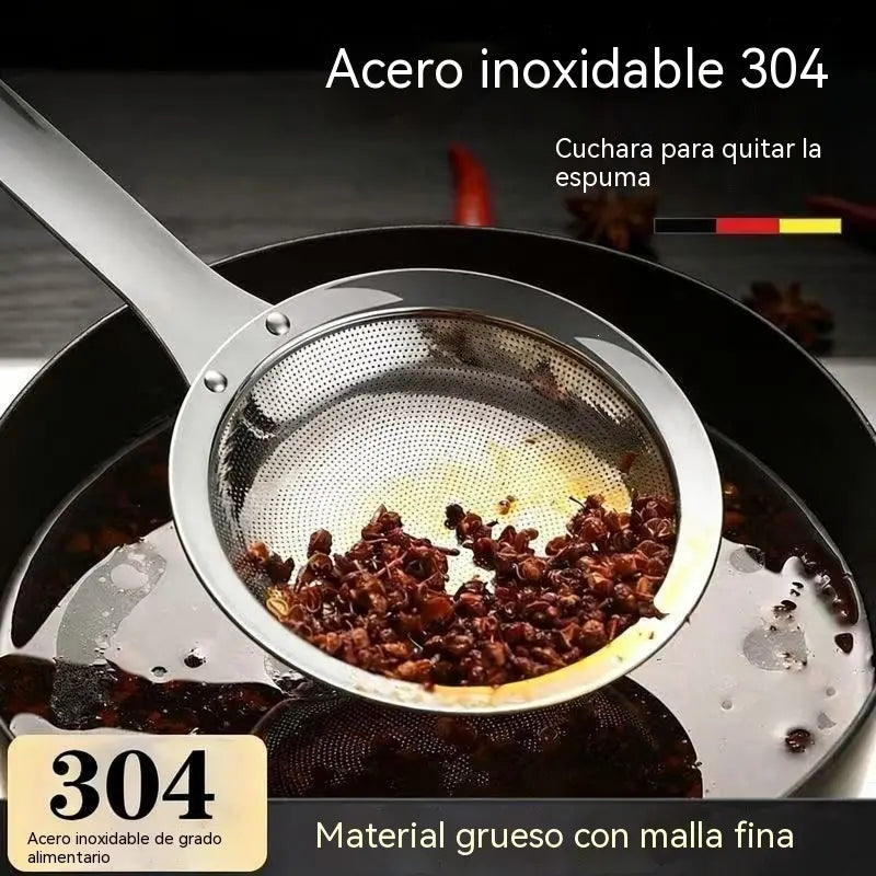💥 2 piezas 28 euro🥣 Colador de malla fina de acero inoxidable – Acero inoxidable 304 – Resistente a la corrosión y duradero para la cocina