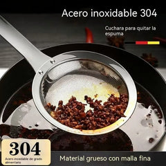 💥 2 piezas 28 euro🥣 Colador de malla fina de acero inoxidable – Acero inoxidable 304 – Resistente a la corrosión y duradero para la cocina