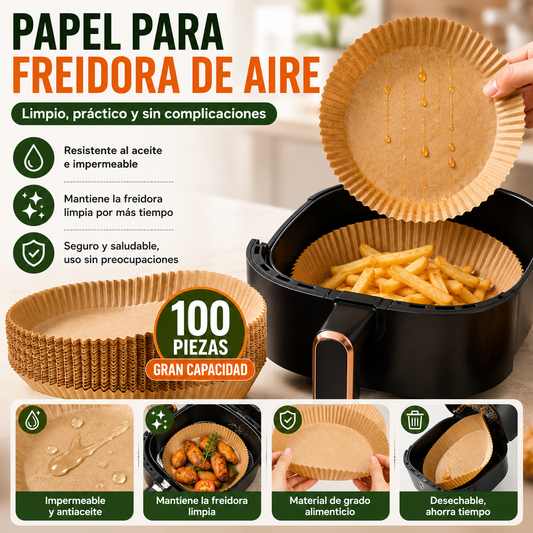 🔥100 piezas🍗El papel para hornear pergamino desechable es resistente al agua y al aceite.