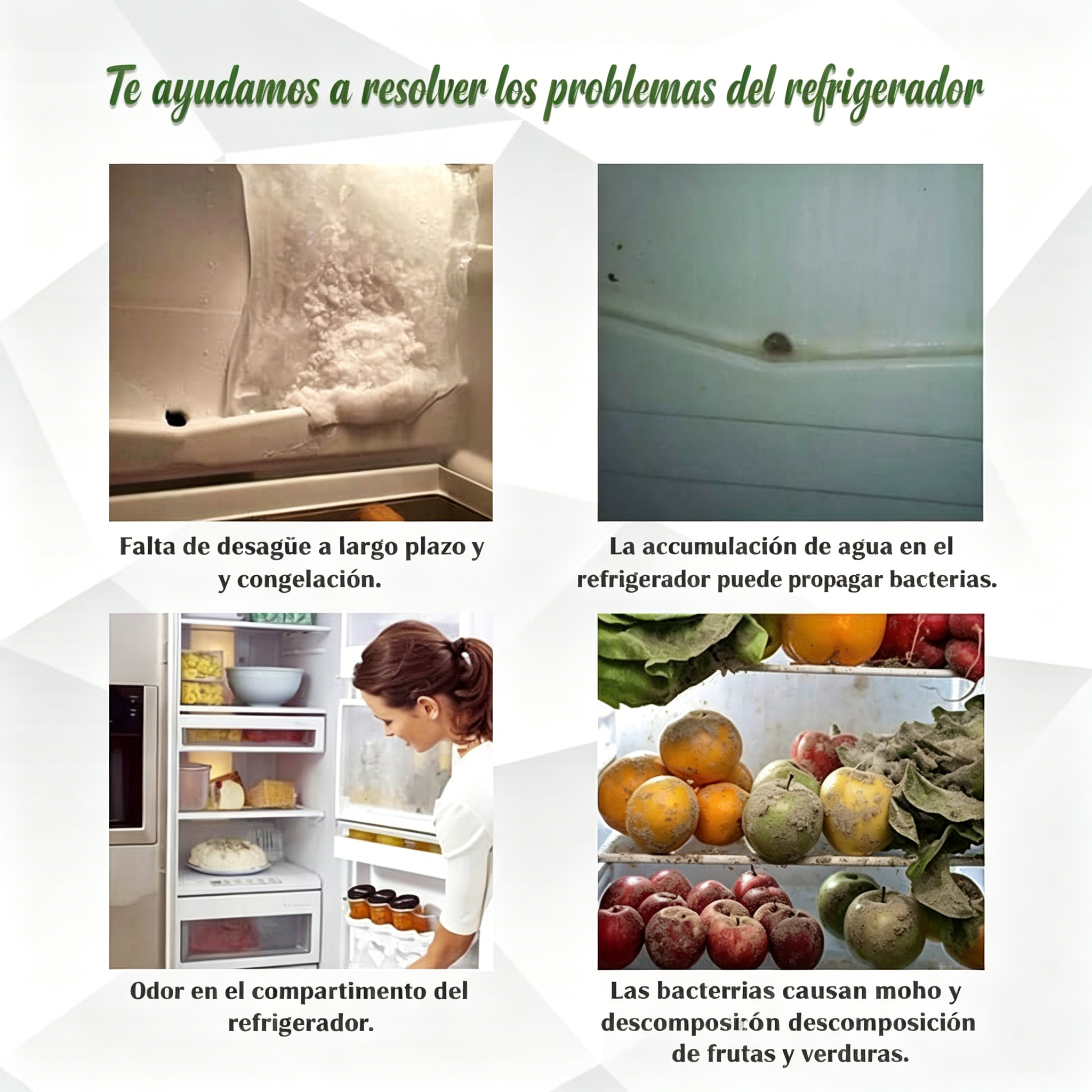 【Compra 1 y llévate 1 gratis】✨Kit de drenaje y limpieza de refrigeradores✨(2 juegos)