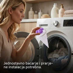 🌀Pakiranje od 6 komada, 23 eura✨ Filter s plovkom za perilicu rublja – Učinkovito filtrira dlačice, kosu i dlake kućnih ljubimaca sa svakim pranjem 🧺