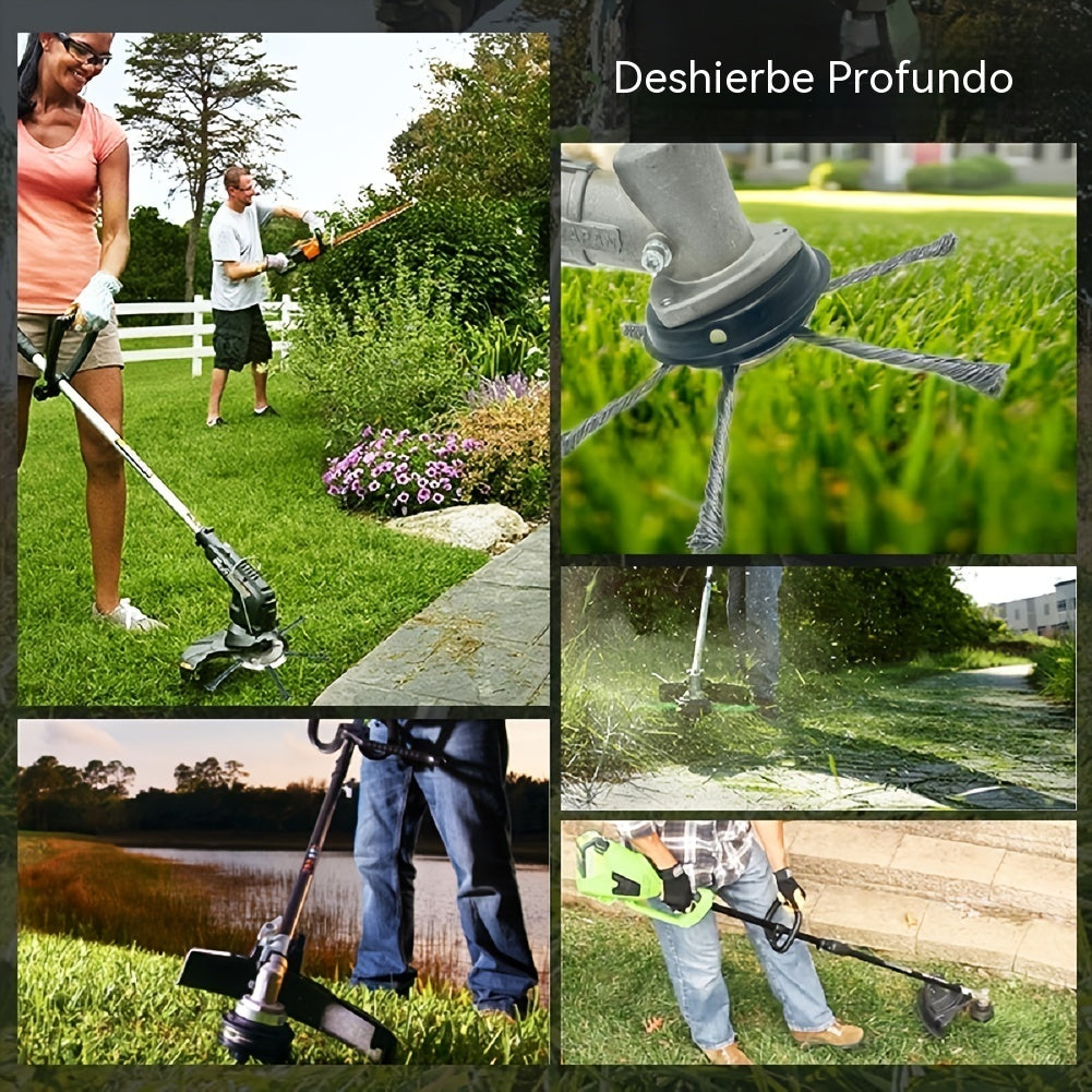 💯【Compra 1 y obten 1 gratis（2 piezas）】Disco de corte para cortacésped de alambre de acero de 6 pulgadas