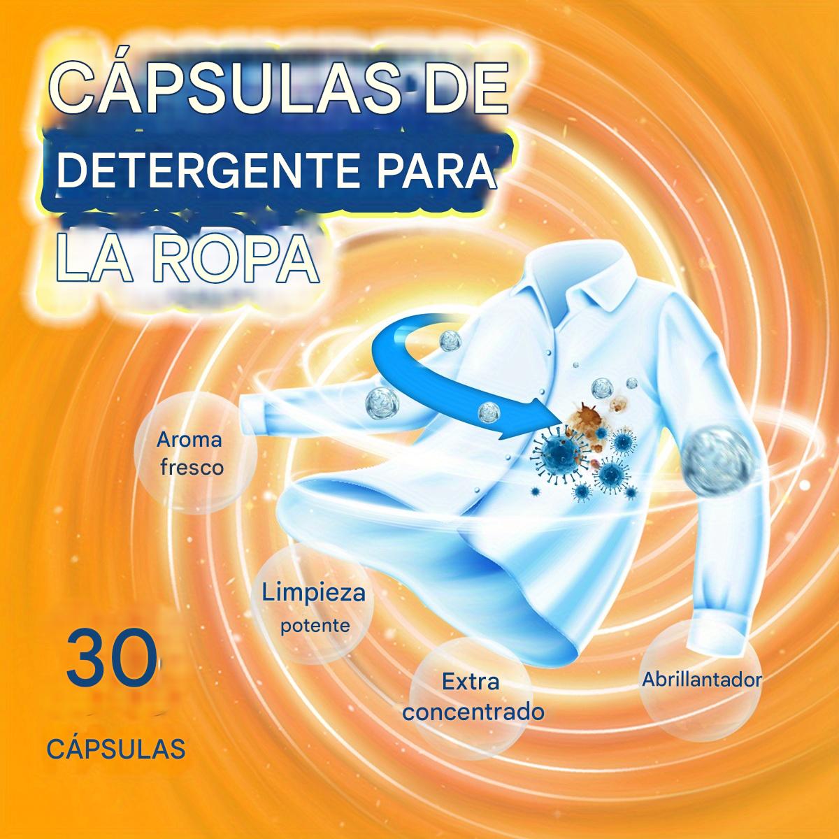 ✨【30 piezas】✨👚Cubo extra grande Las perlas perfumadas para ropa 6 en 1 eliminan manchas y dejan fragancia, eliminan ácaros y bacterias