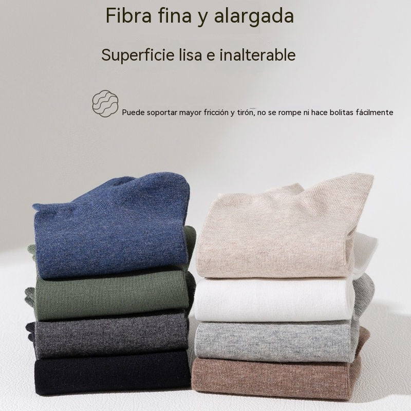 🧦【8 pares】Calcetines cortos de algodón finos, transpirables y absorbentes para hombre, ideales para el verano.