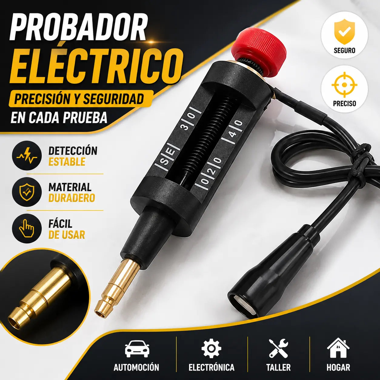 📢📢¡50% de descuento por tiempo limitado! 🚗⚡ Probador de bujías para automóviles, lee claramente el voltaje de las bujías, bobinas de encendido y fusibles sin adivinar.