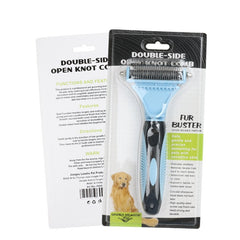 【Compra 1 y recibe 1 gratis】🐶✨ ¡Adiós a los nudos y al pelo por toda la casa! Peine 2 en 1 para mascotas 🐱