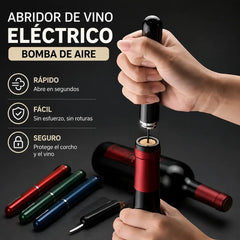 🎉【Compra uno y llévate otro gratis】✨🍷 Abrebotellas neumático de aguja para vino tinto