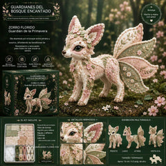 🔥¡Último día! ✨Kit DIY Guardián del Bosque Mágico: crea tu propio compañero único del Bosque Mágico 🧵🦉🦊🦌