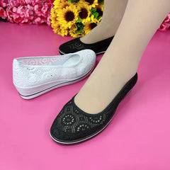 🌺【35-41】🩰2025 Primavera y verano Nuevos tacones de cuña casuales, cómodos y transpirables de malla