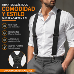📢📢¡50% DE DESCUENTO! 🧷Corsés de hombre con espalda cruzada y clips🧷