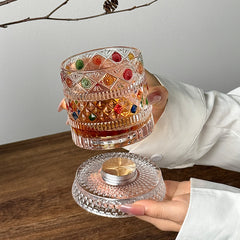 🥃【270ml】💎Vaso de whisky giratorio 360°, vaso de licor antiestrés pintado