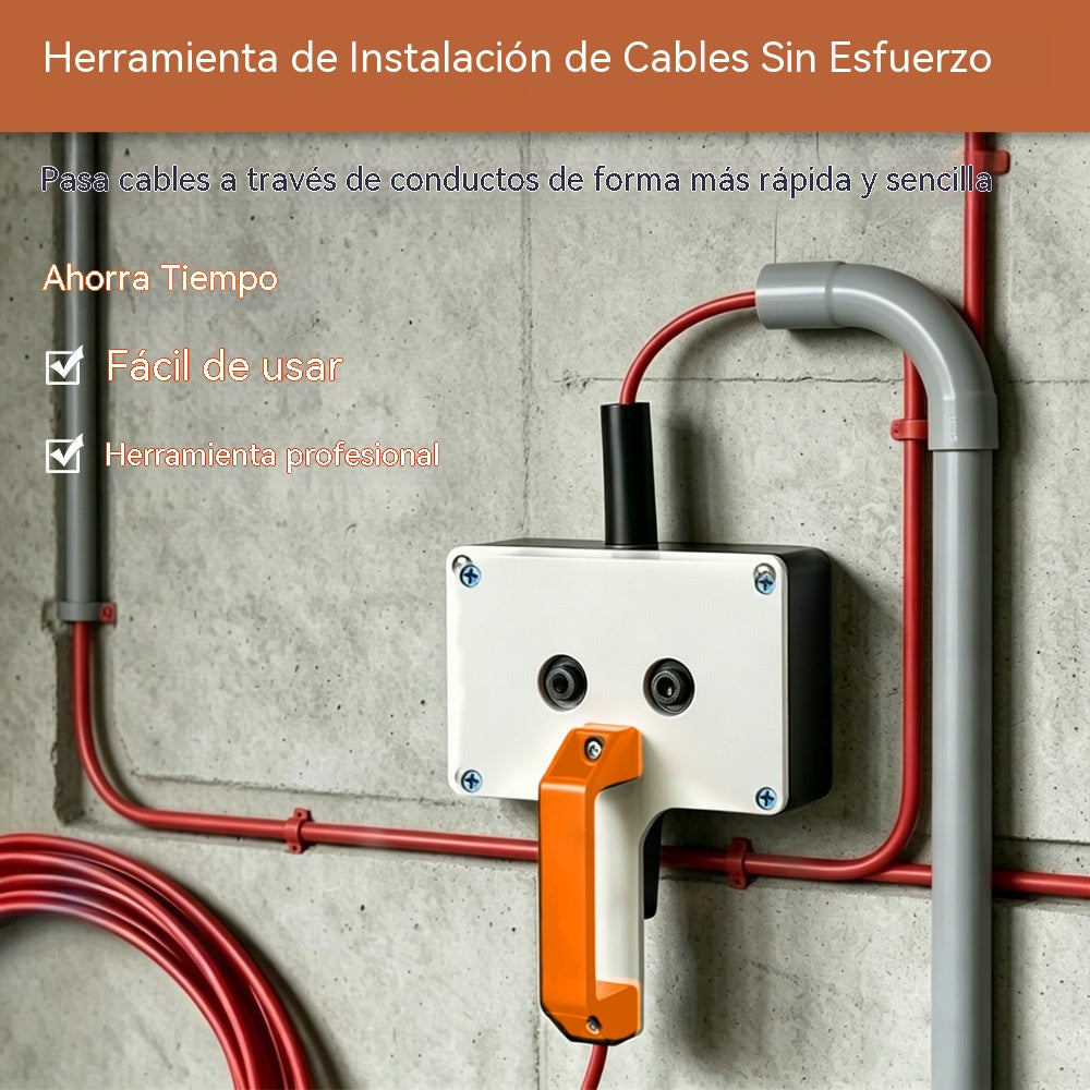 🛠️💯 Extractor de cables multifuncional, herramienta para cableado eléctrico