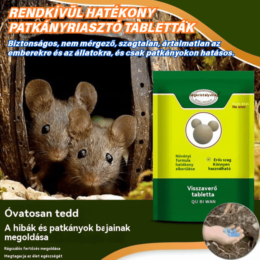 【Precio súper bajo - 🔥 Últimos tres días】 Potentes pastillas anti-ratas y anti-insectos con flores de cristal de hielo.