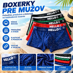 ⏳【Limitovaná ponuka】🔥(5 balení) Nové pánske bavlnené boxerky