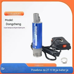 【Električna pumpa za ulje】Nova Denaqi 21V pumpa za ulje s litijevom baterijom, pumpa za ulje i vodu s dvostrukom namjenom, litijeva baterija