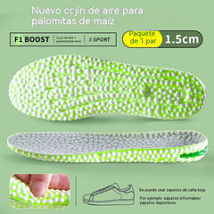 💥【Compra uno y llévate otro gratis：2 pares】 👟Plantillas cómodas con cojín de aire y efecto de aumento de estatura 📈