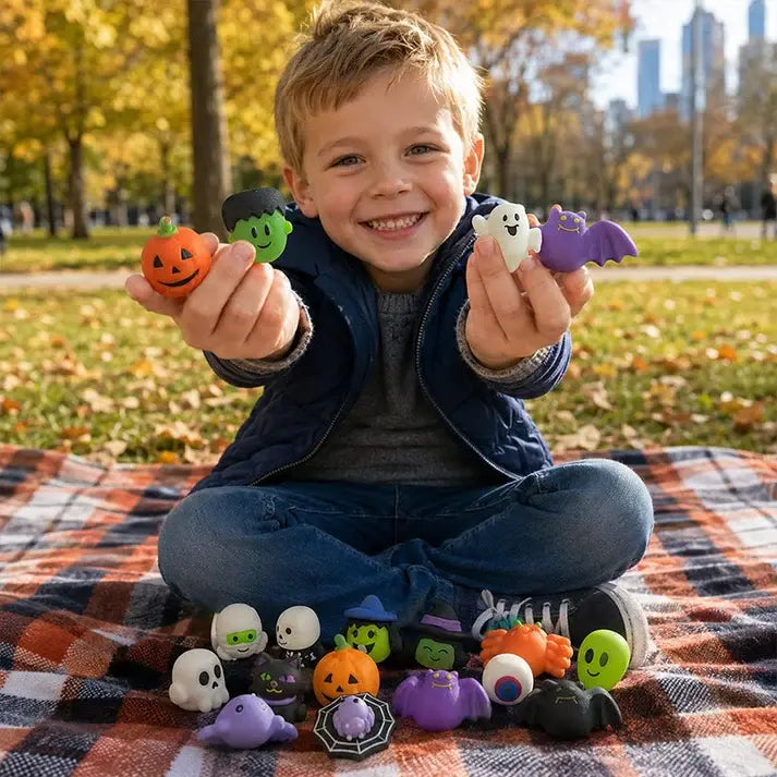 50 kosov 26 evrov🎃Igrače za lajšanje stresa v obliki empanade za noč čarovnic, čudovite empanade z bučnimi duhovi za lajšanje stresa.